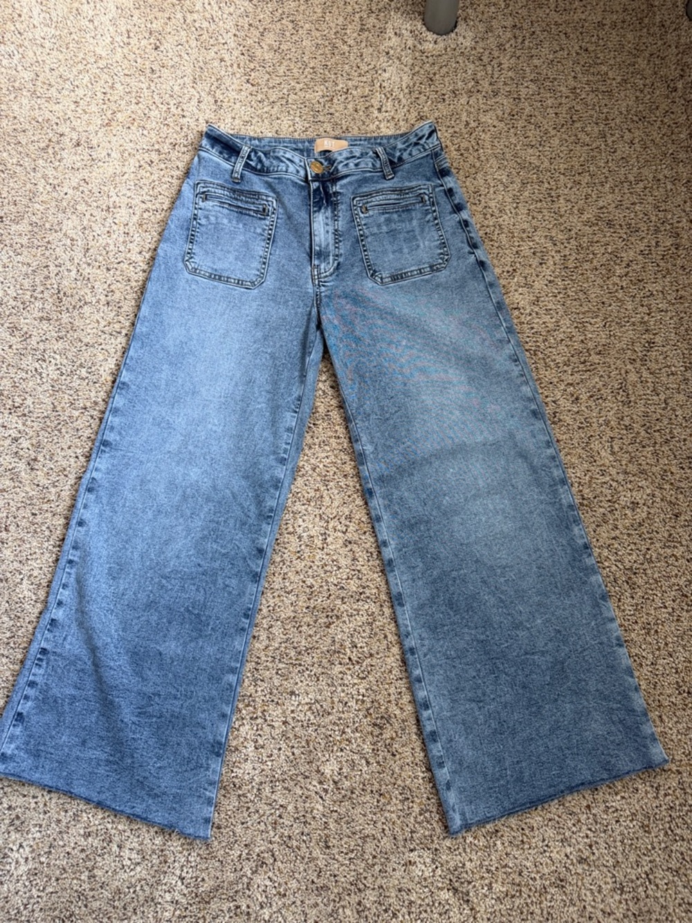 Kut from the Kloth Meg Light Blue Wide Leg Jeans